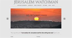 Desktop Screenshot of jerusalemwatchman.org