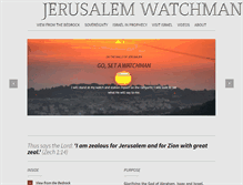 Tablet Screenshot of jerusalemwatchman.org